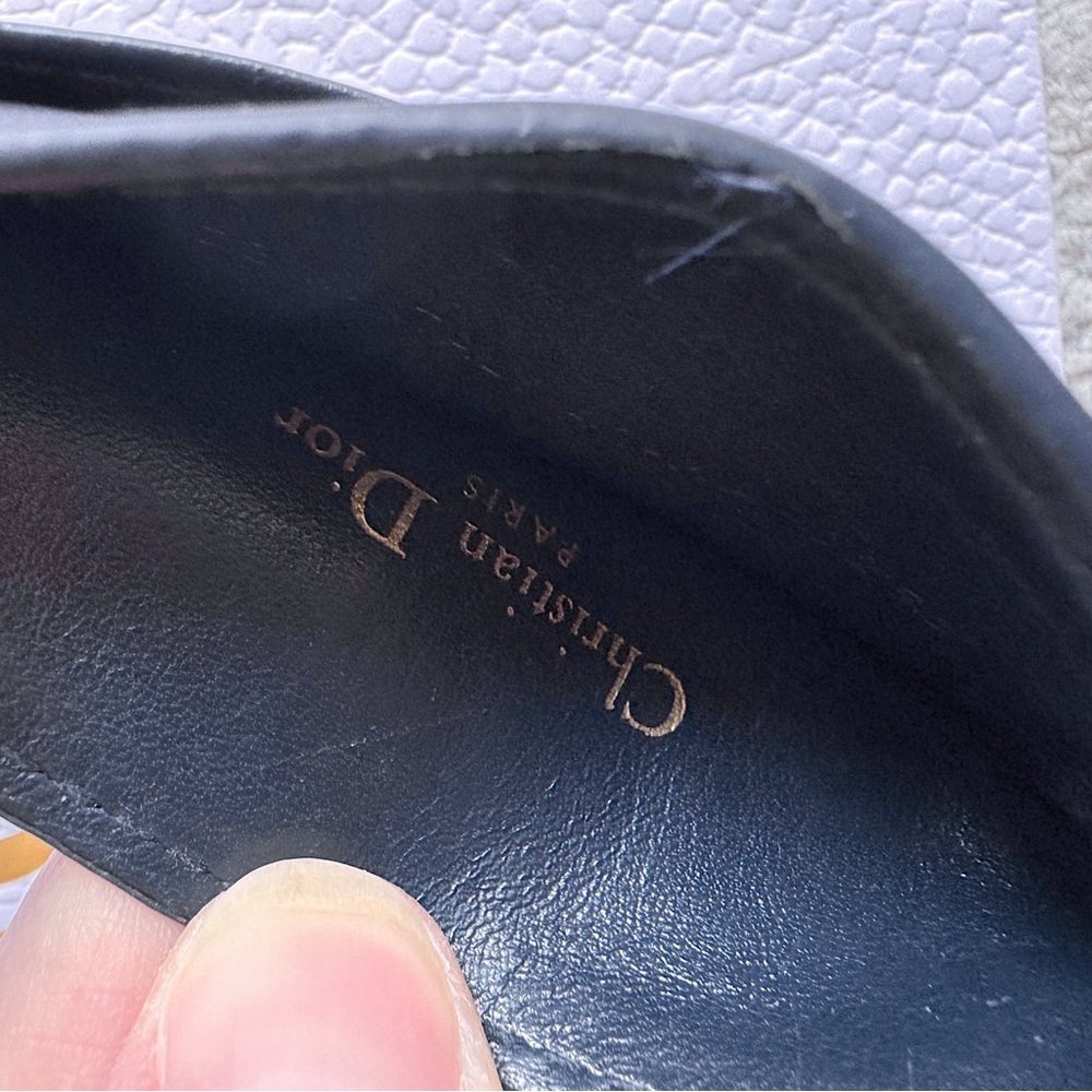 SOLD‼️Dior Oblique Jacquard 30 Montaigne Freesia Card Case Holder Blue Compact - Picture 12 of 16